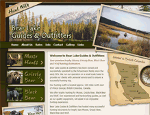 Tablet Screenshot of bearlakeoutfitters.com